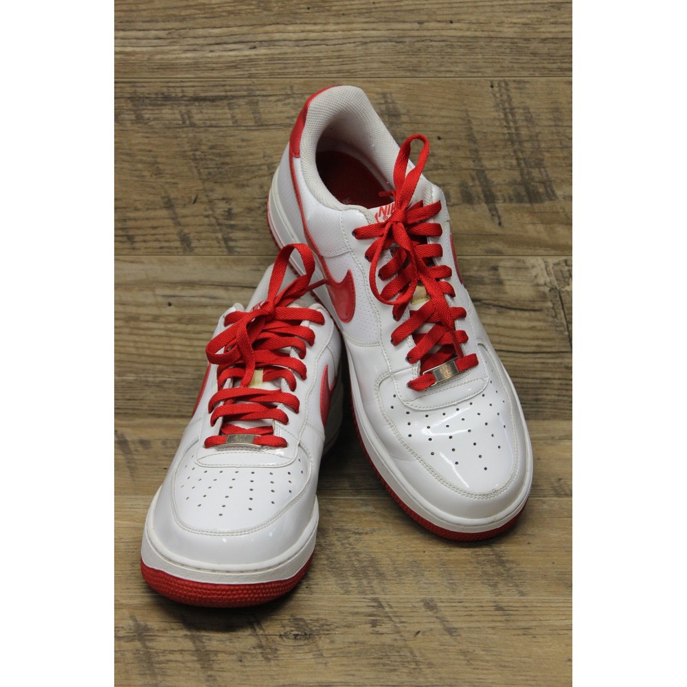 Nike Air‎ Force 1 Sport Red Sneakers Men's Size 10.5 Retro Throwback Style